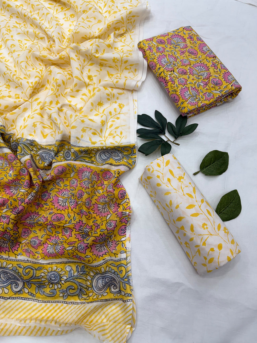 Cotton Suit Mulmul Dupatta