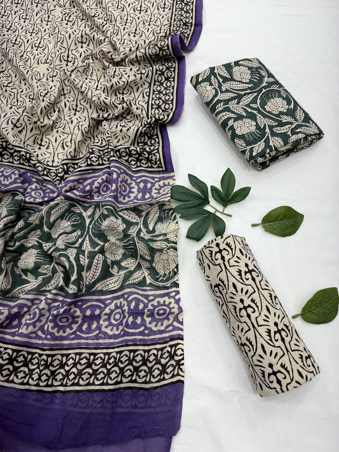 Cotton Suit Mulmul Dupatta