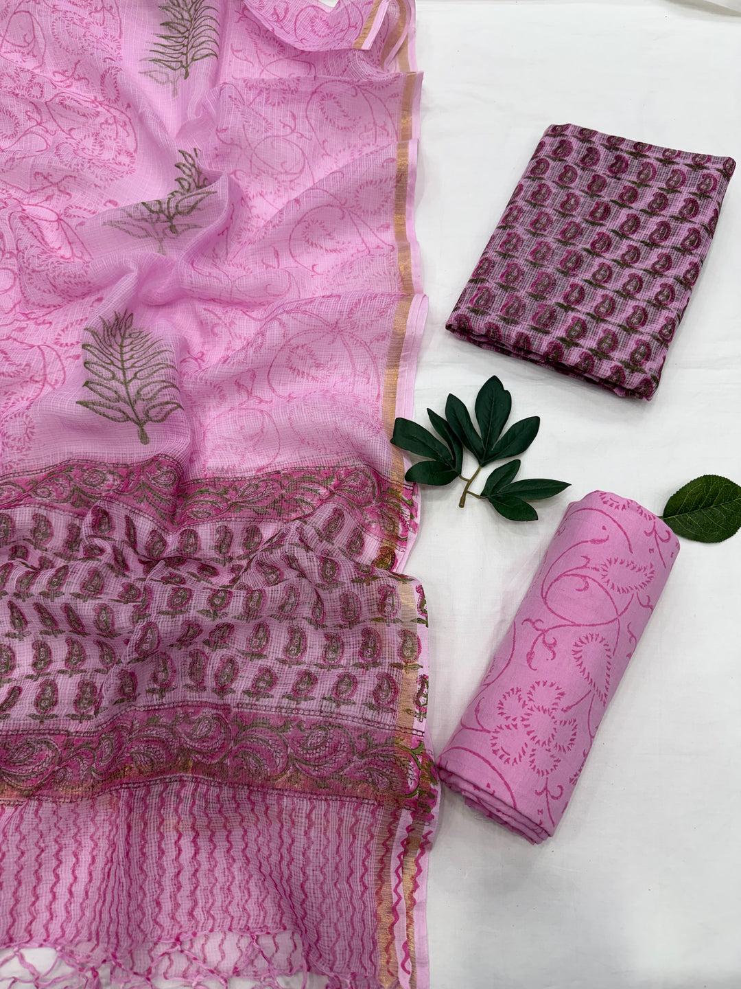 Bagru print kota doriya suit
