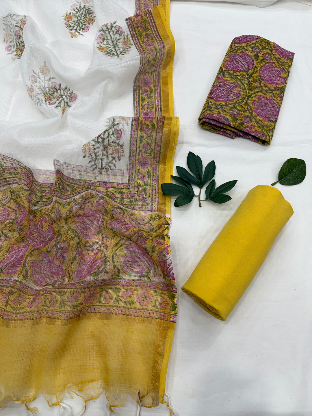Printed kota doriya suit