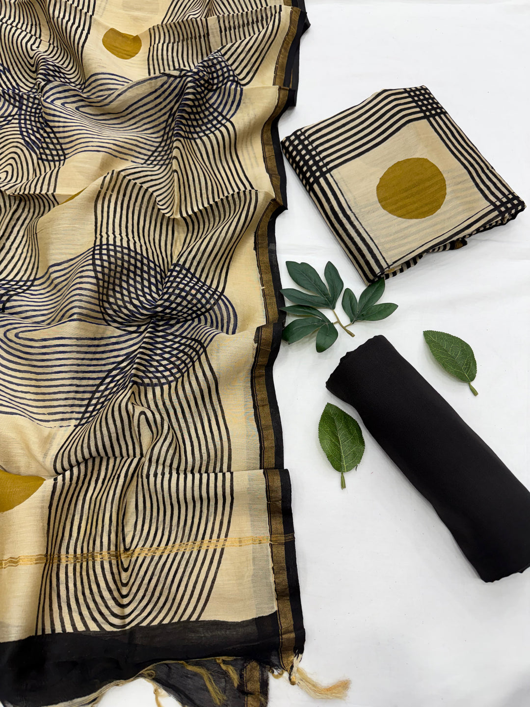 Exclusive Chanderi Silk Ladies Suit Set with Dupatta