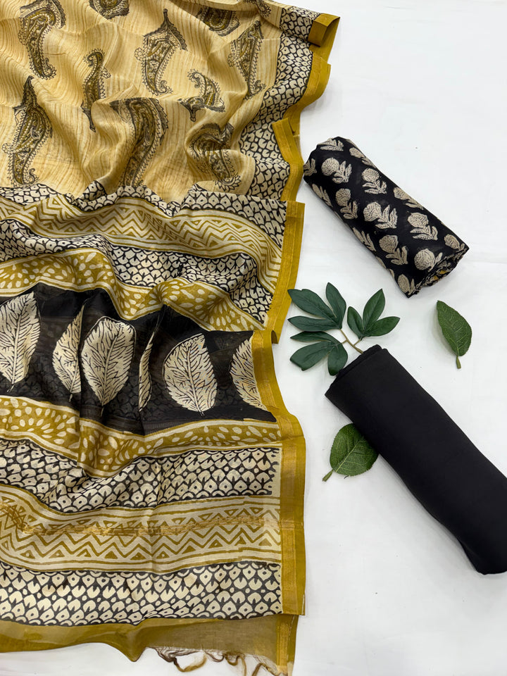 Chanderi Silk Suit Set
