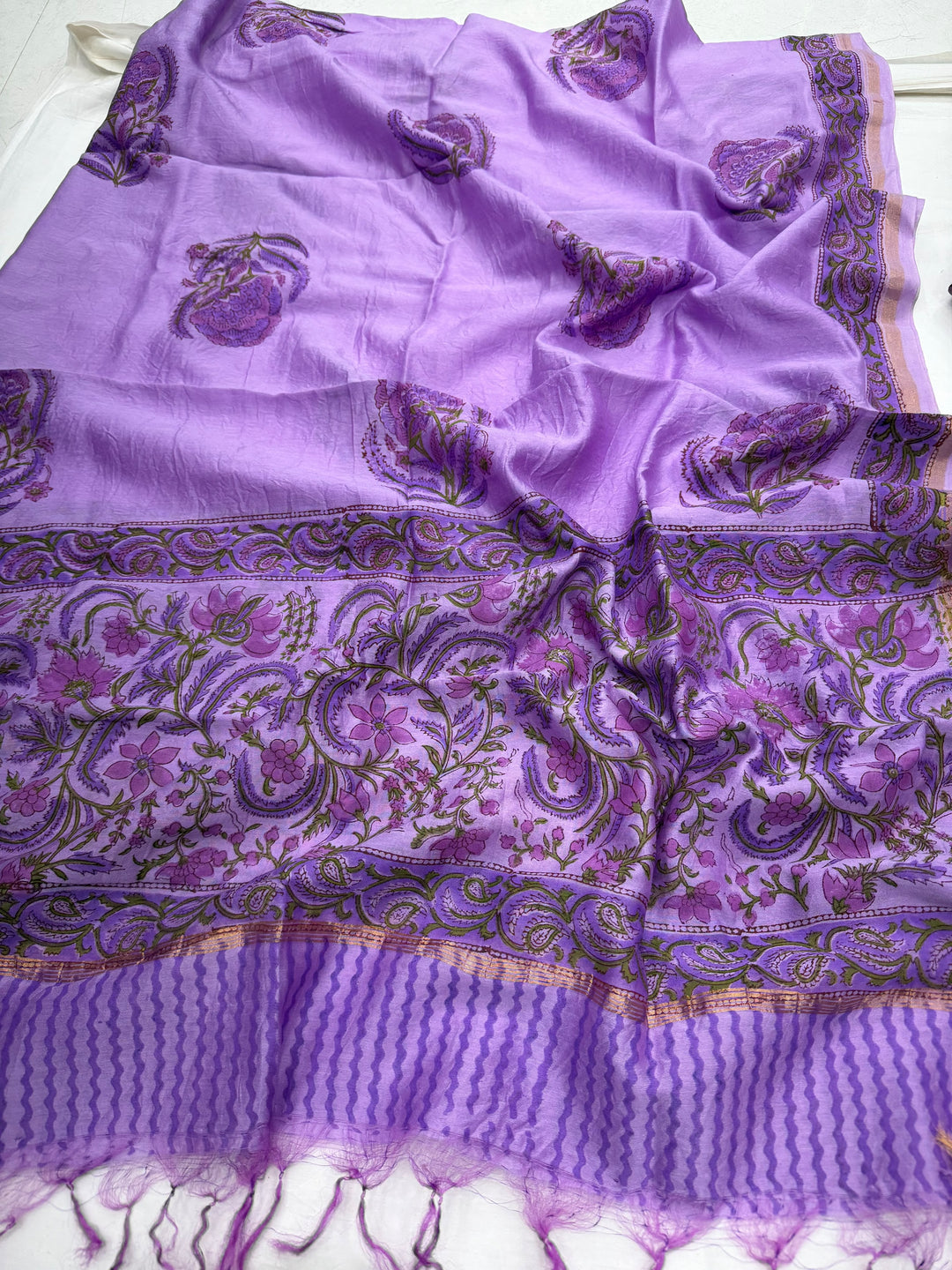 Chanderi Silk Suit Set