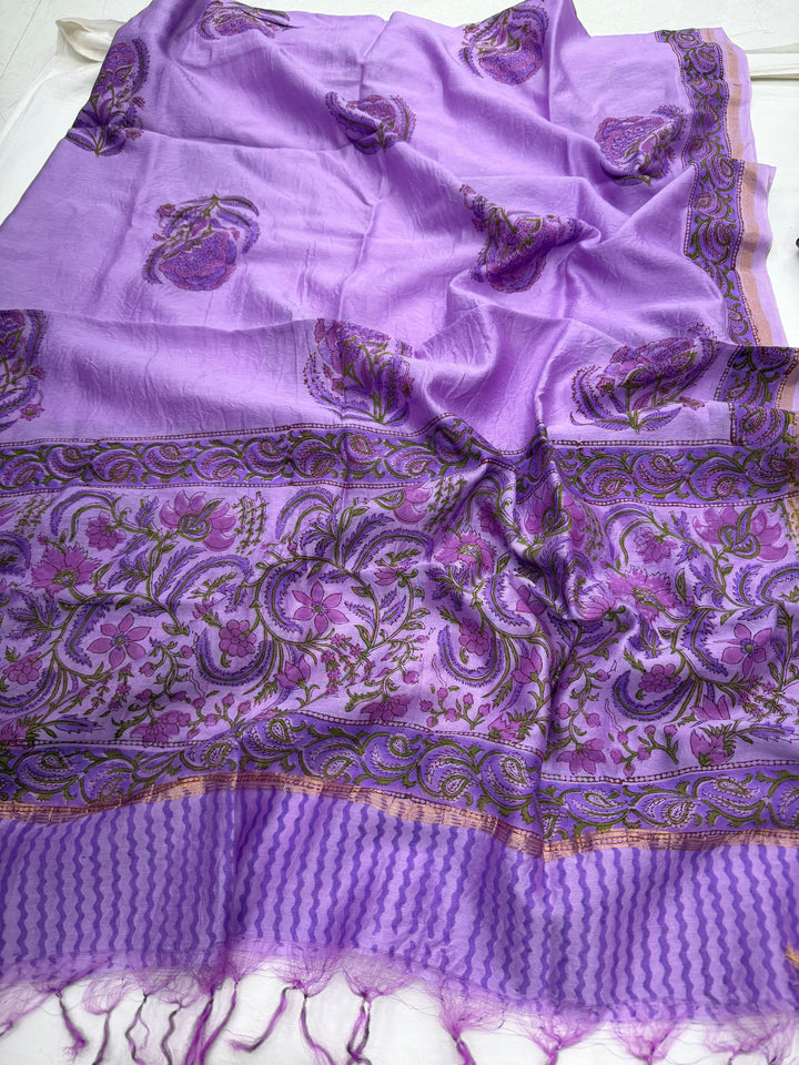 Chanderi Silk Suit Set