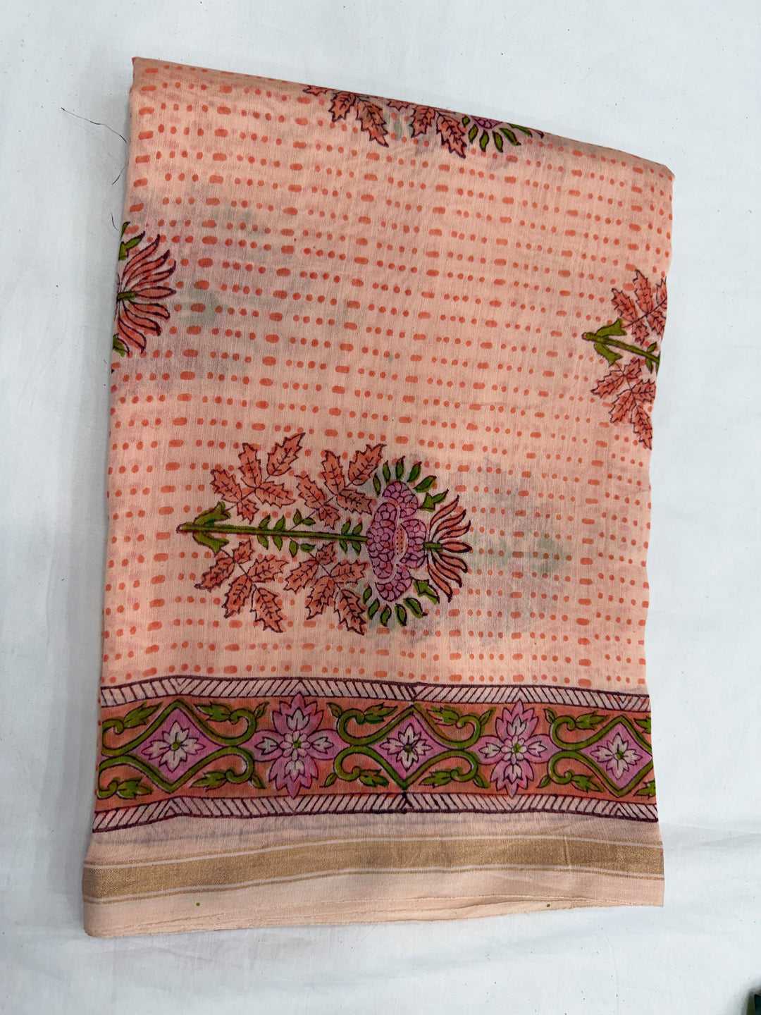 Bagru Handblock Mustard Bird Print Chanderi Silk Suit Set