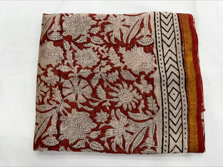 Designer Hand Block Printed Chanderi Silk Suit Set
