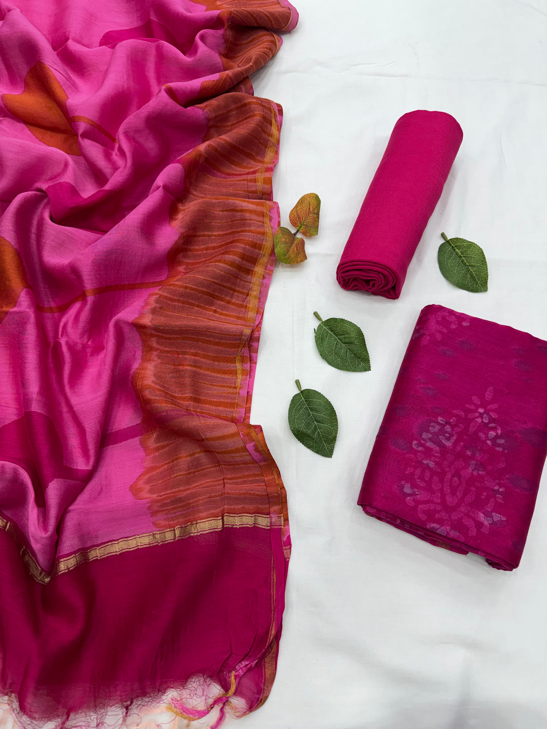 Chanderi Silk Suit Set