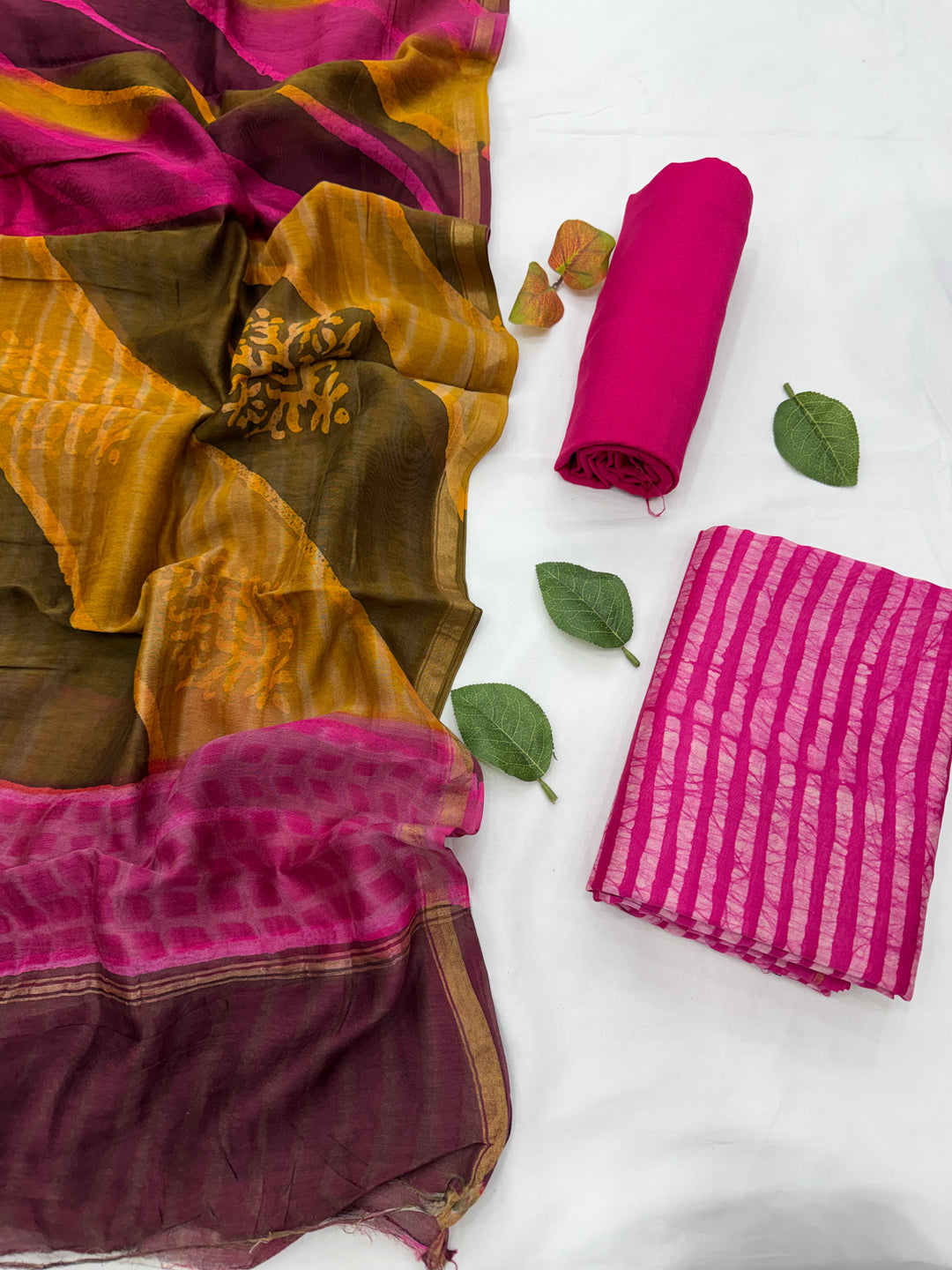 Chanderi Silk Suit Set