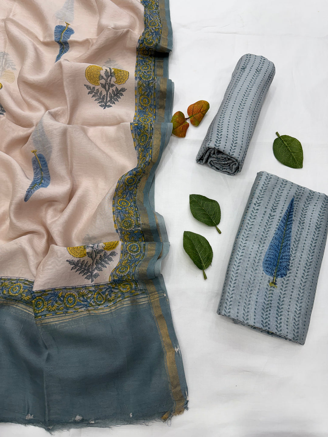 Chanderi Silk Suit Set