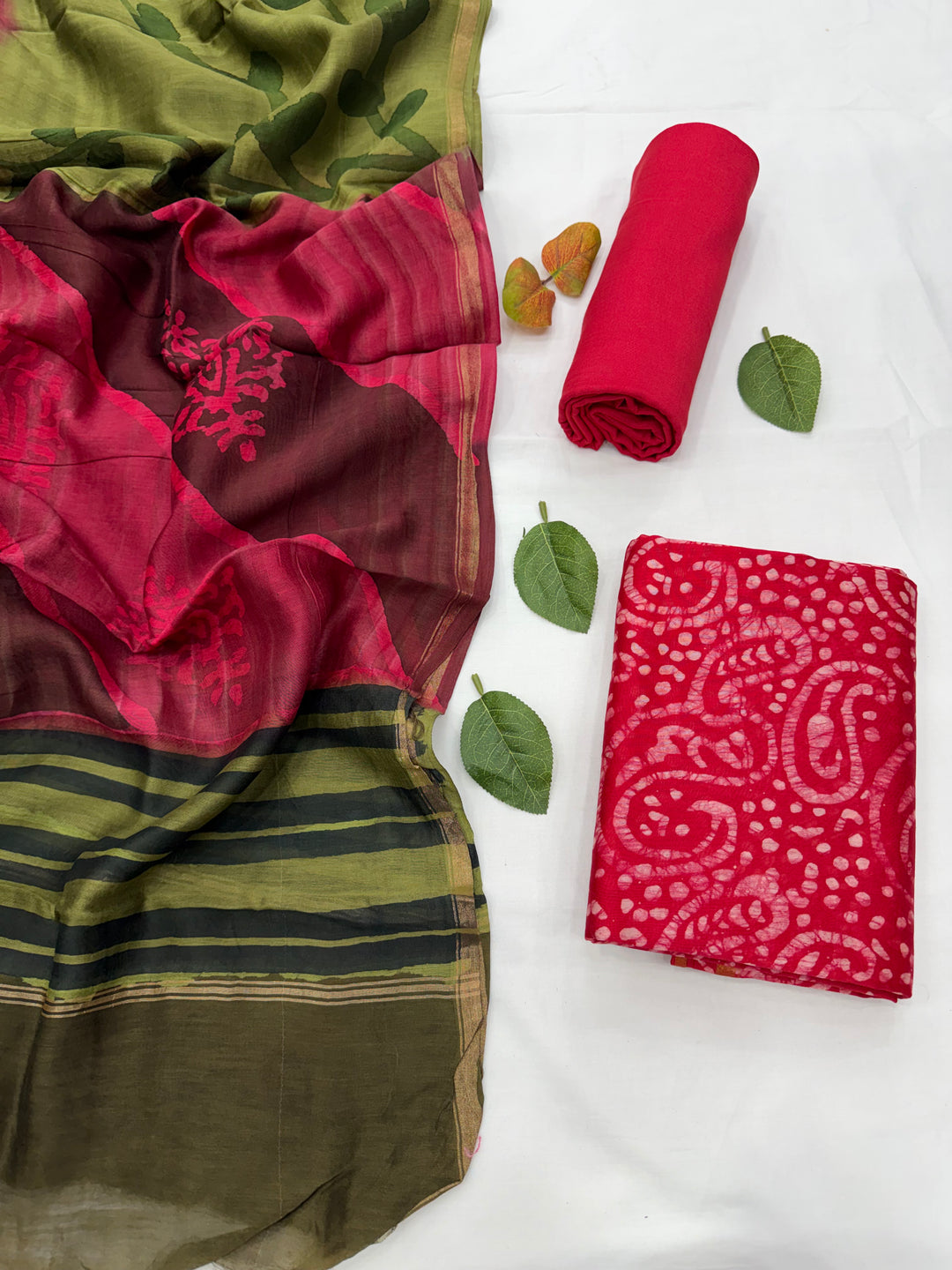 Chanderi Silk Suit Set