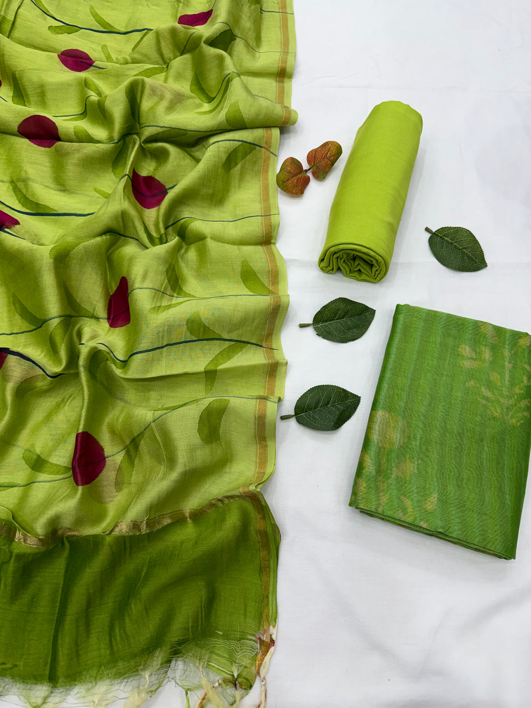 Chanderi Silk Suit Set