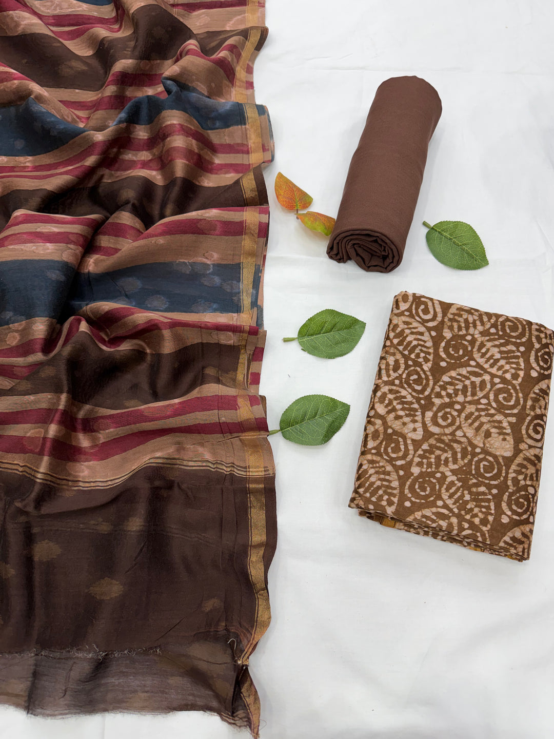Chanderi Silk Suit Set