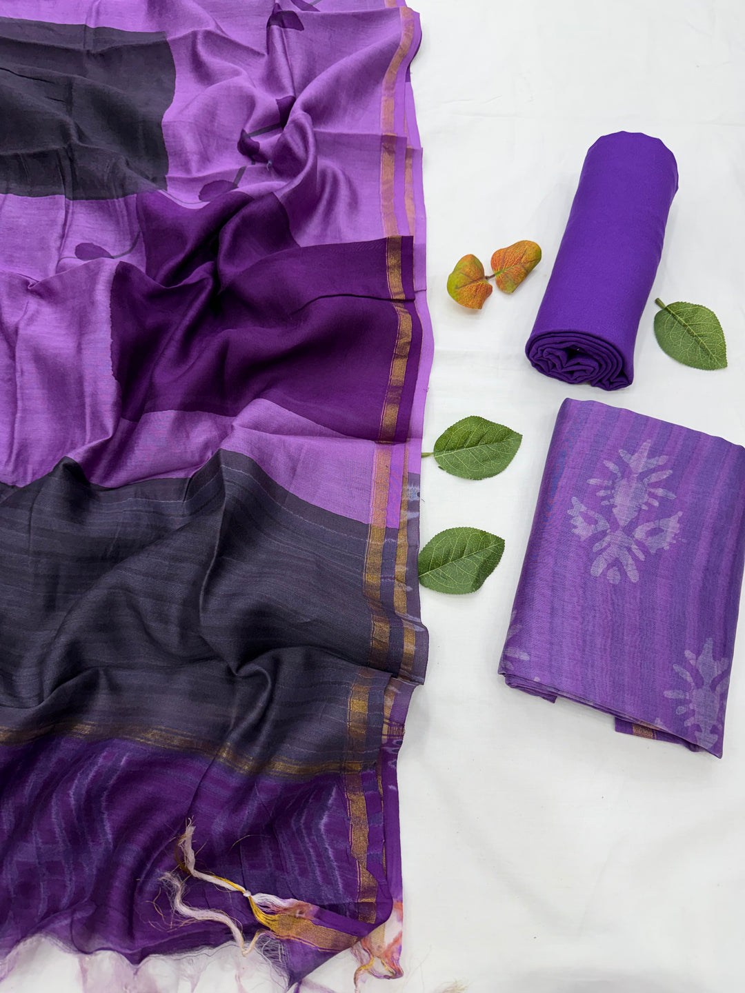 Chanderi Silk Suit Set