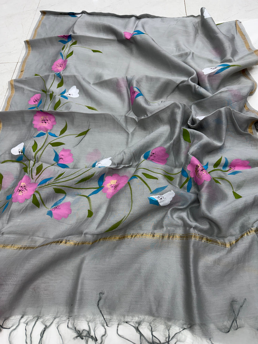 Chanderi Silk Suit Set