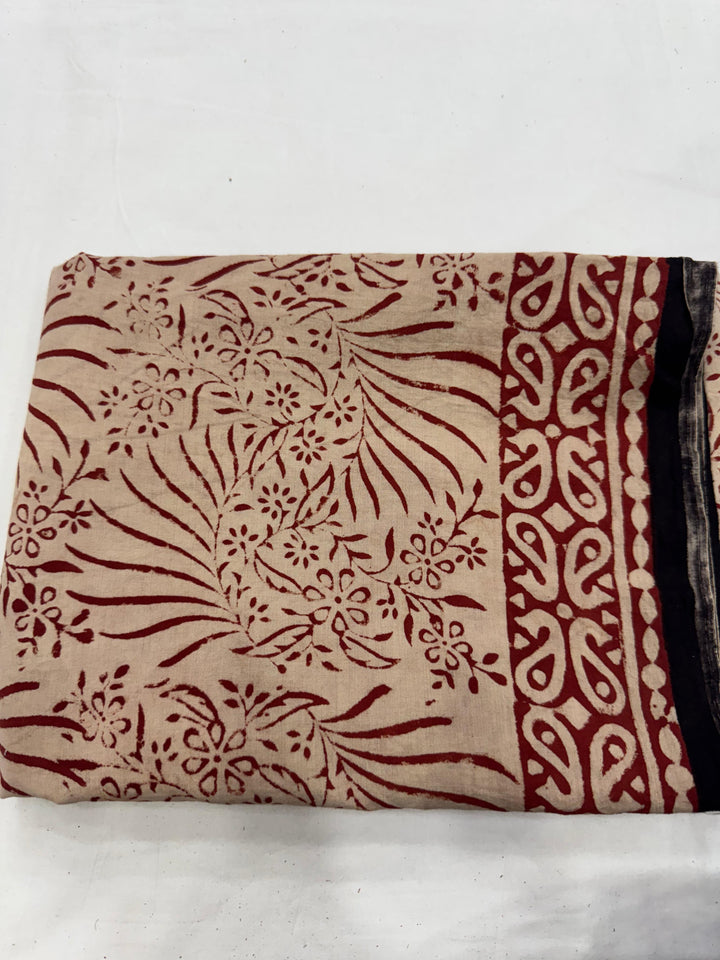 Trendy Cotton Suit With Kota Doriya Dupatta