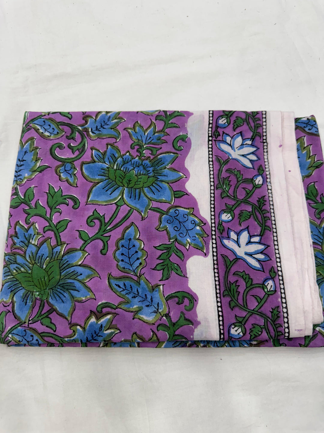 Traditional Block Printed Kota Doriya Dupatta suit