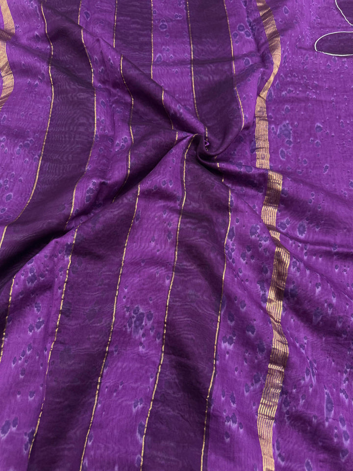 Handloom Maheshwari silk saree
