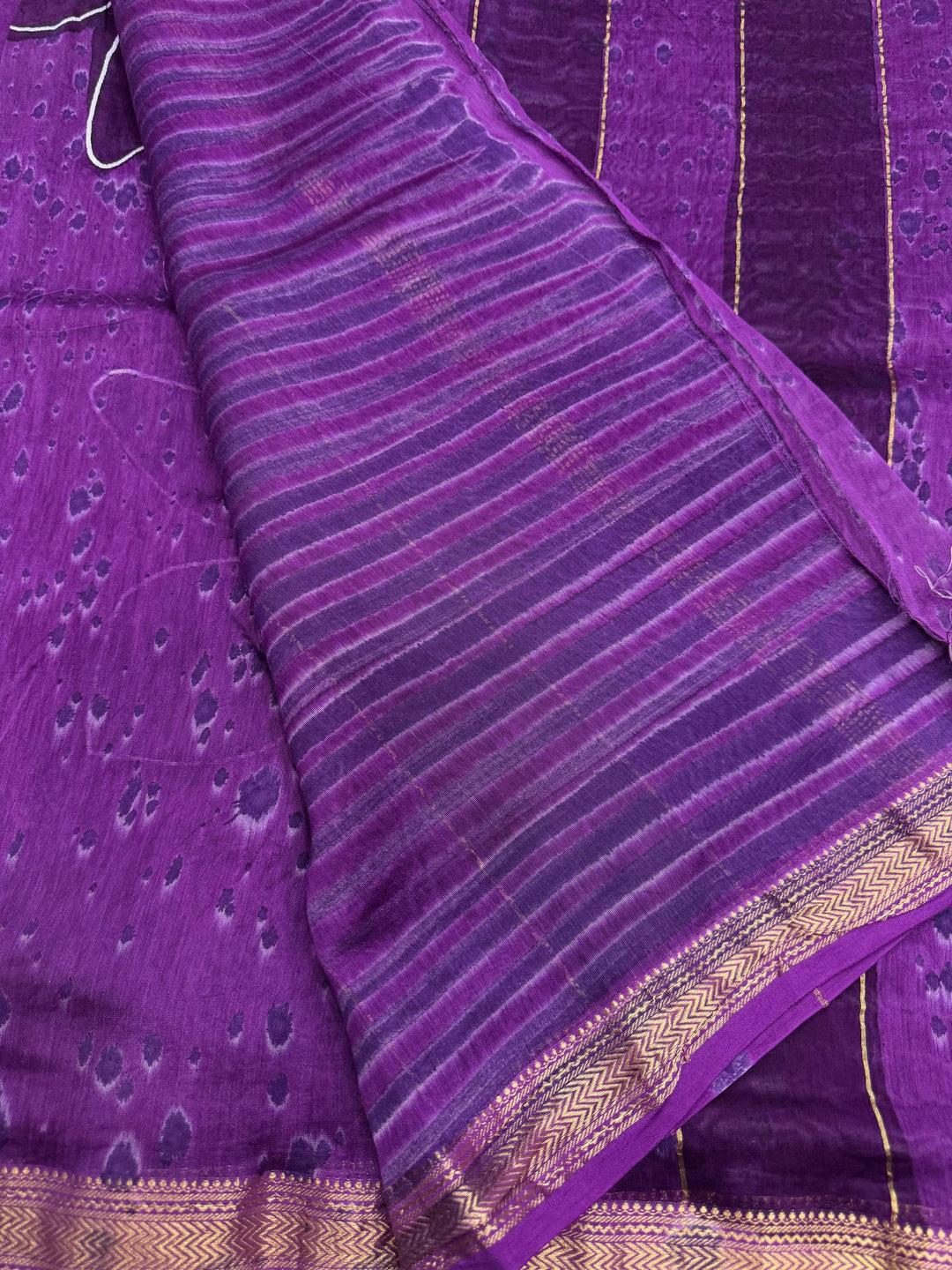 Handloom Maheshwari silk saree