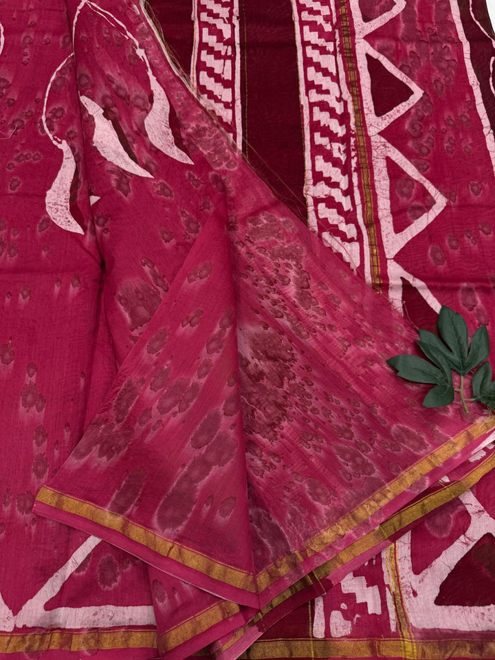 Handloom Chanderi Silk Saree