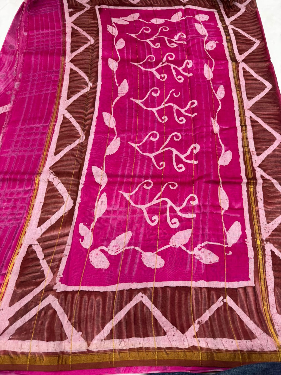 Chanderi silk saree