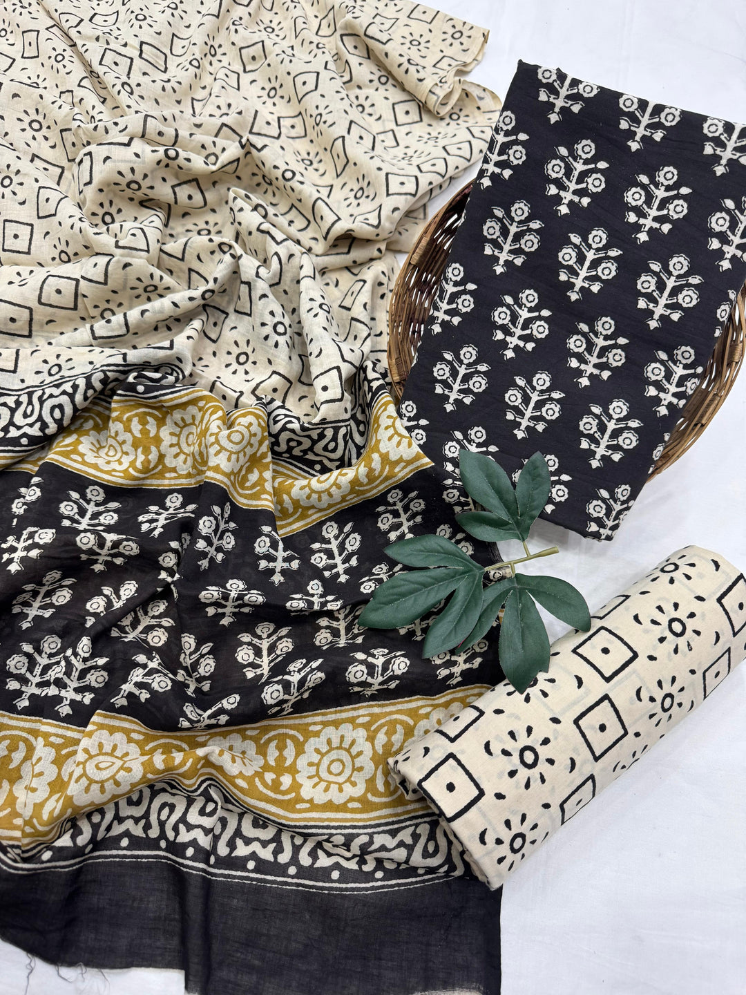 Cotton Suit Mulmul Dupatta