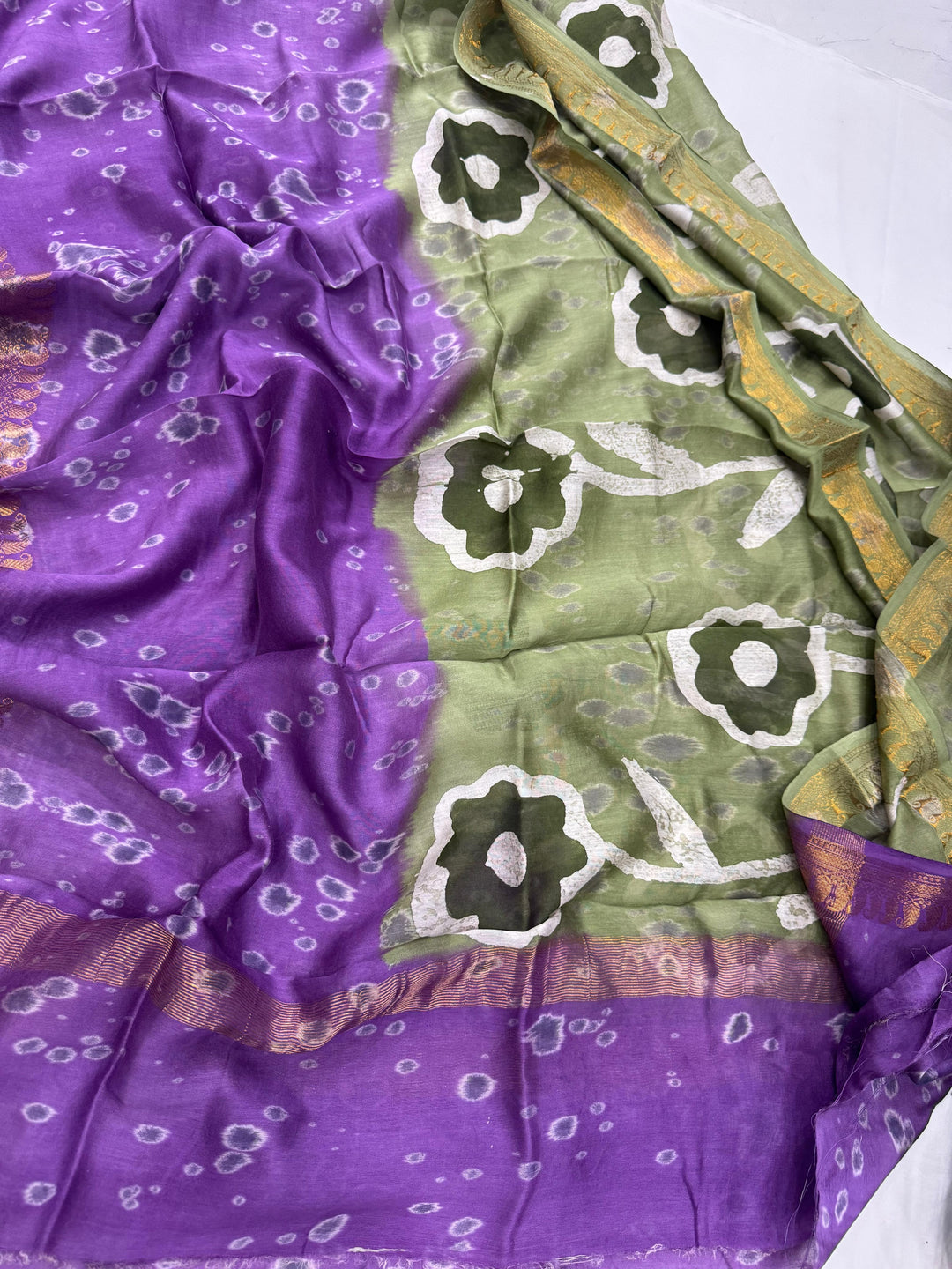 Maheshwari Silk Suit Set