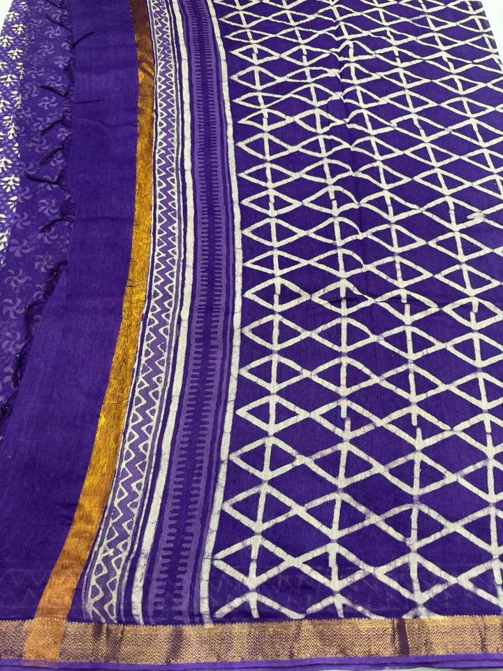 Designer Maheshwari silk saree