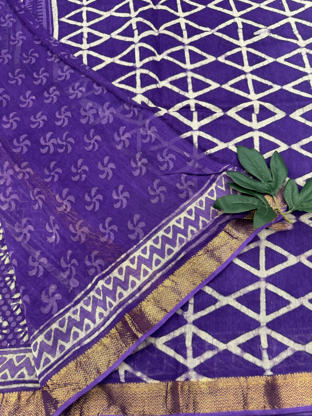 Designer Maheshwari silk saree