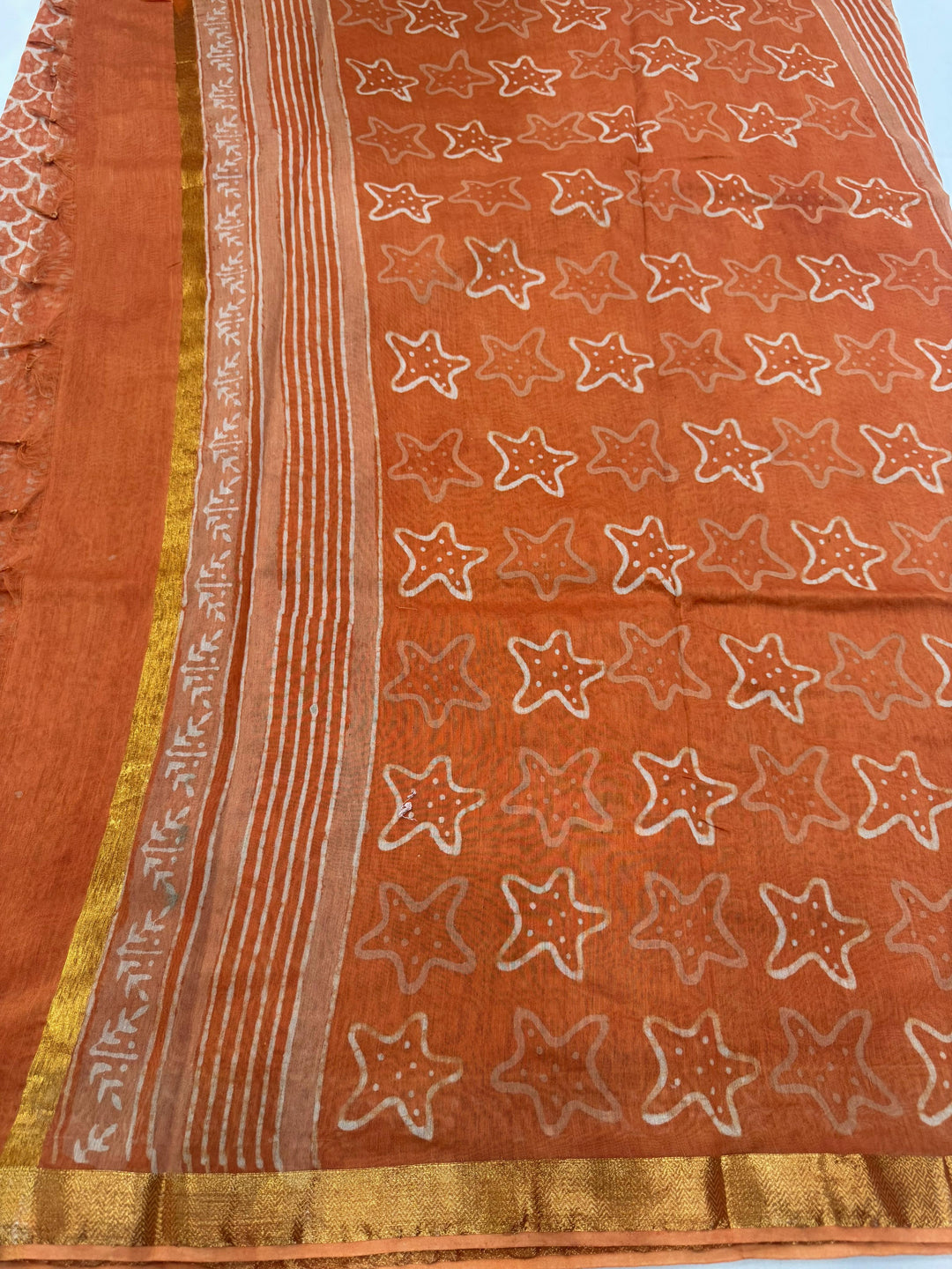 Traditional Maheshwari silk saree