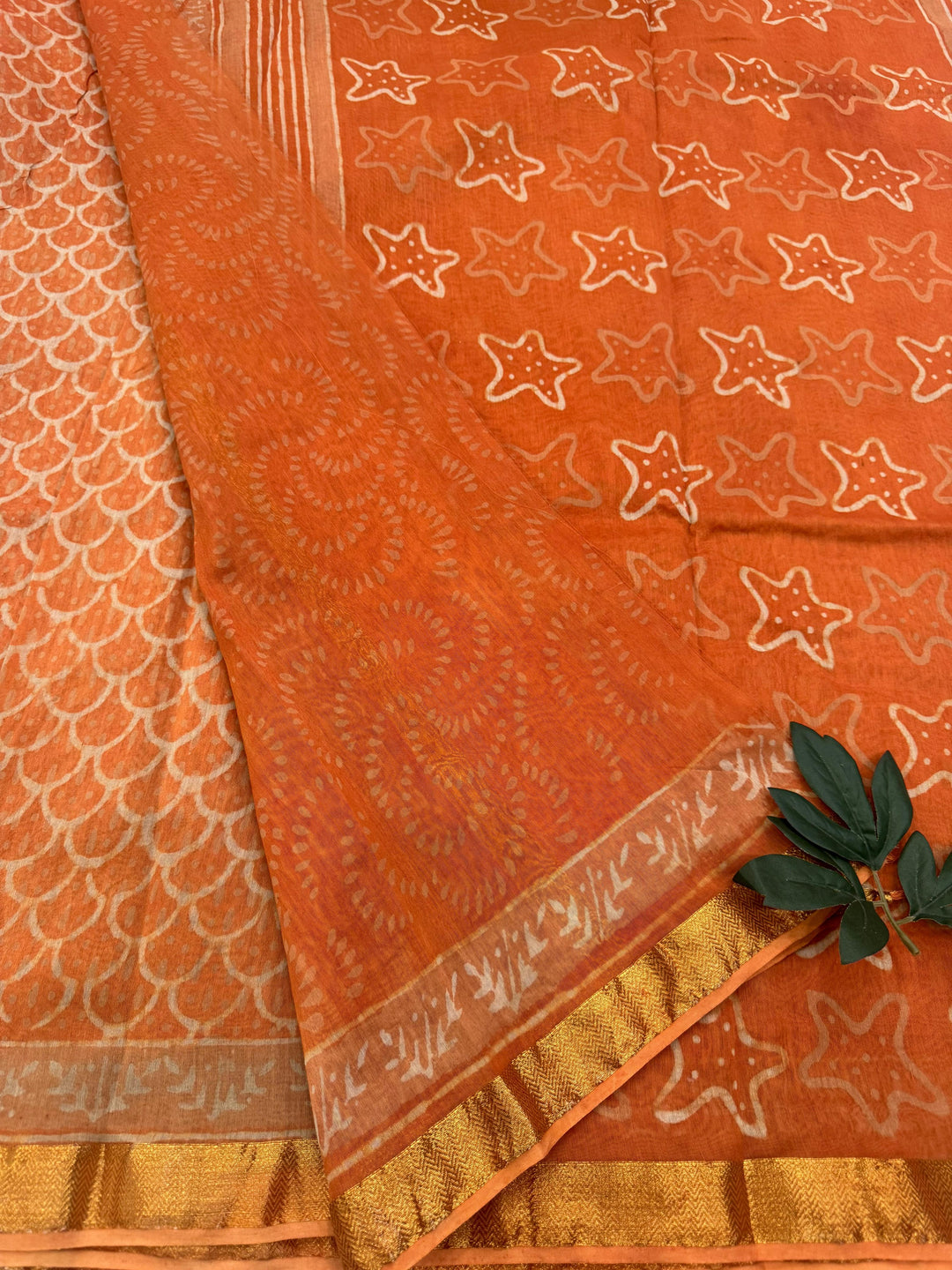 Traditional Maheshwari silk saree
