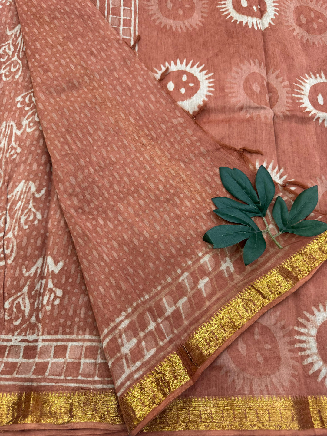 Traditional Maheshwari silk saree