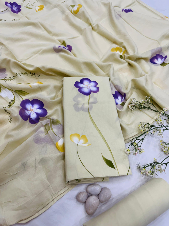 Cotton Suit Mulmul Dupatta