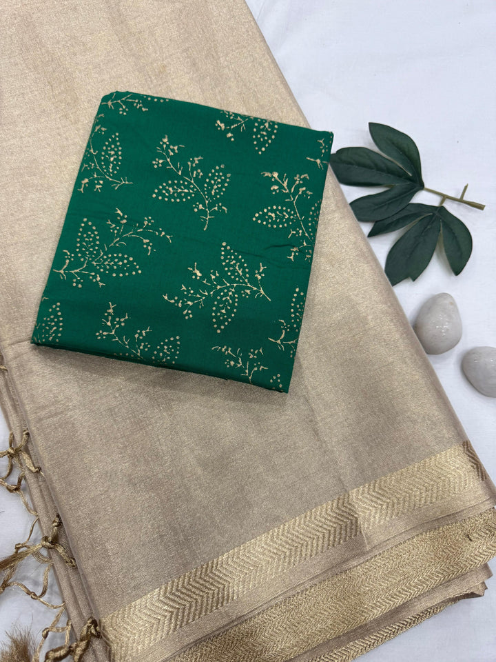 Soft Tissue Banarasi Silk Saree