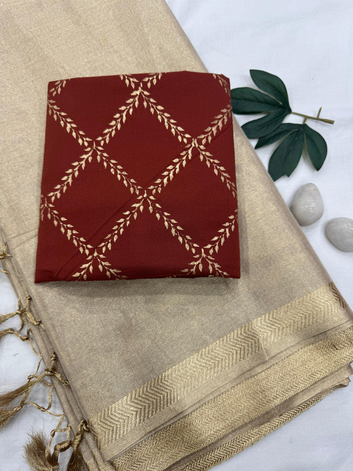 Festive Wear Tissue Silk Saree
