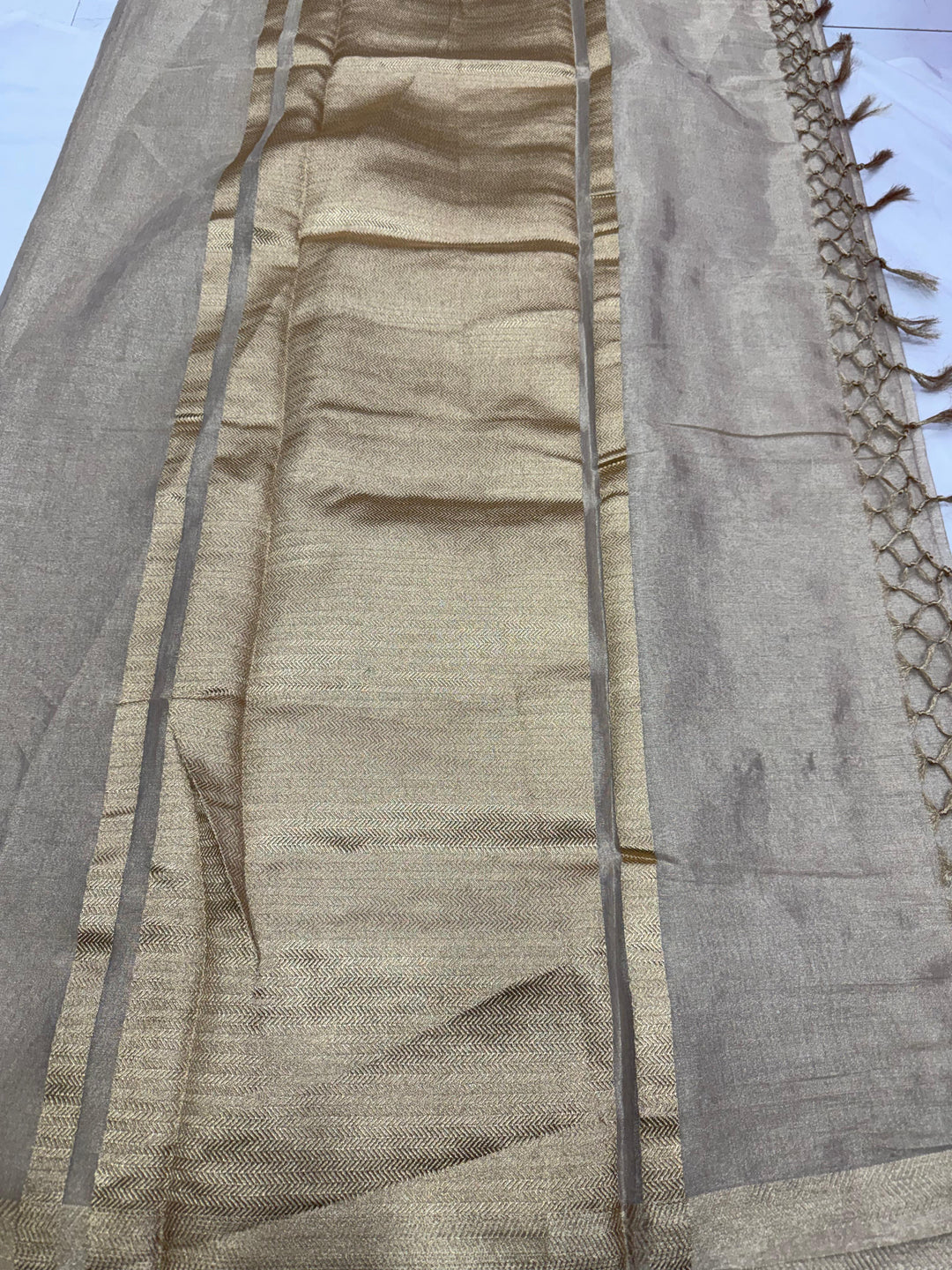 Handwoven Tissue Silk Saree