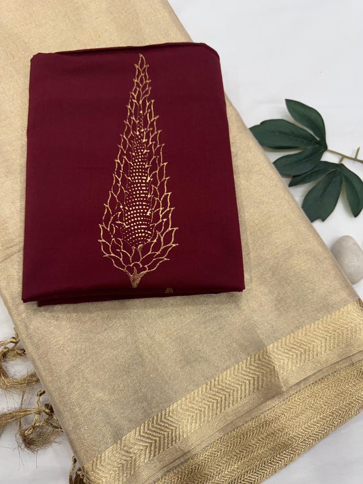 Designer Tissue Banarasi Silk Saree
