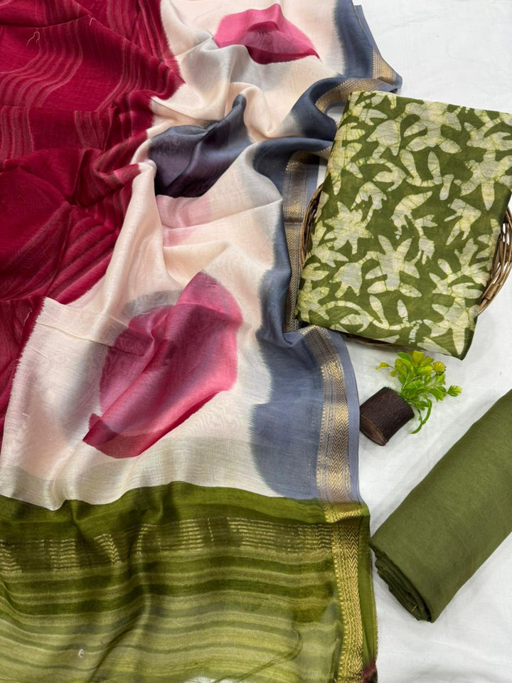 Maheshwari Silk Suit