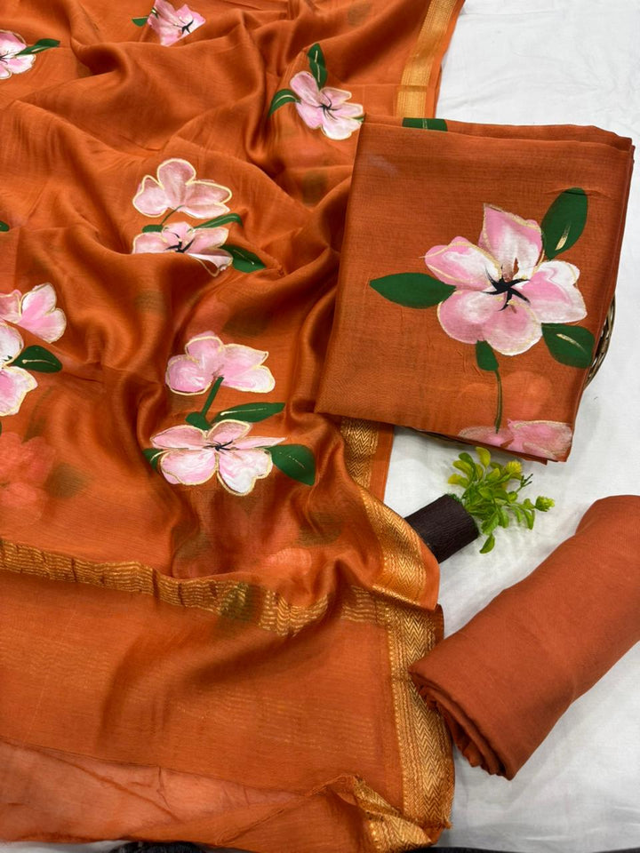 Maheshwari Silk Suit Set