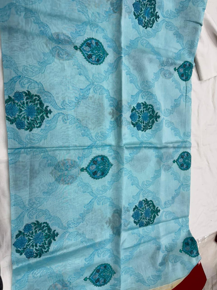 Maheshwari Silk Suit Set