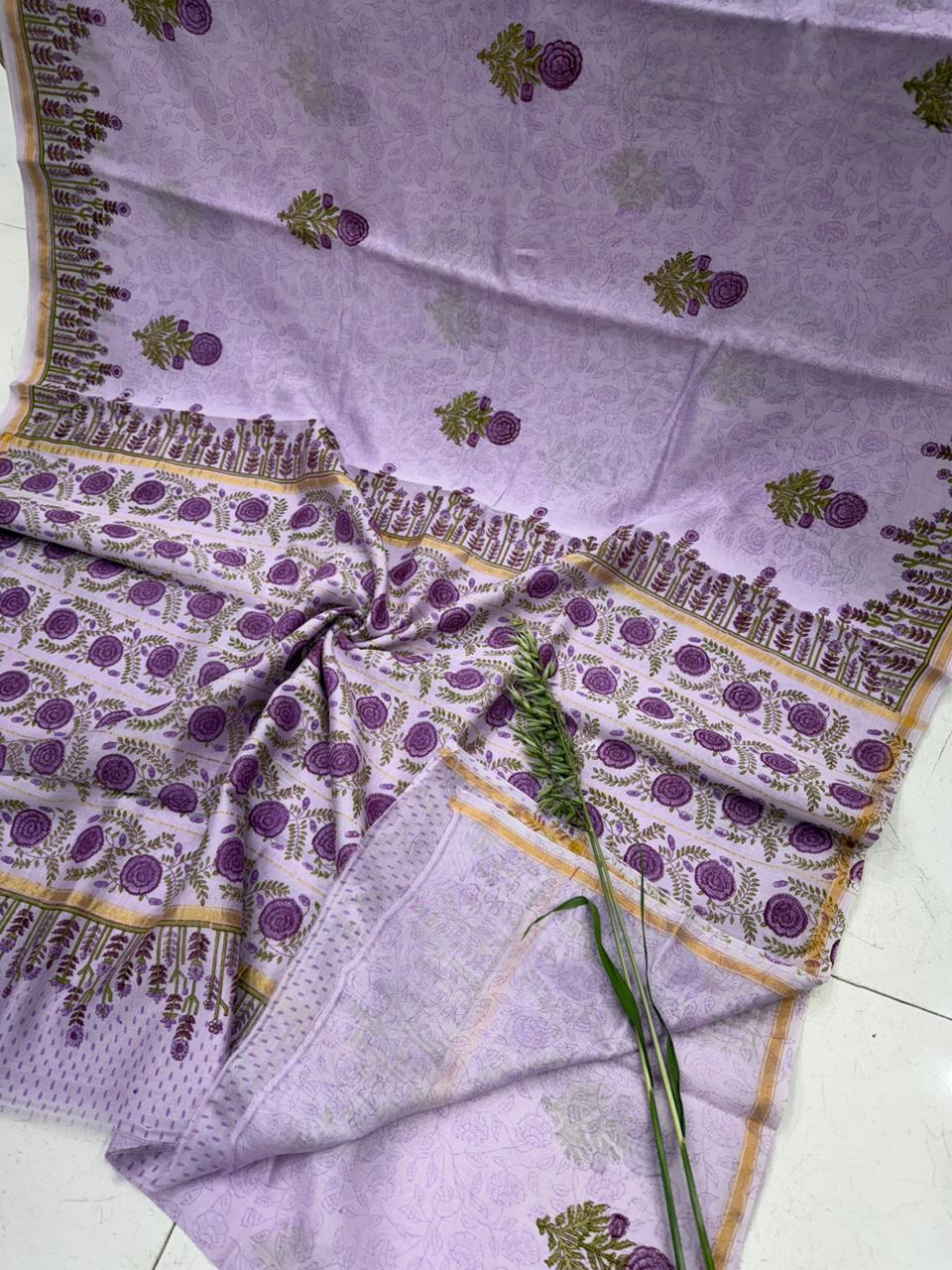 Traditional Chanderi Silk Saree