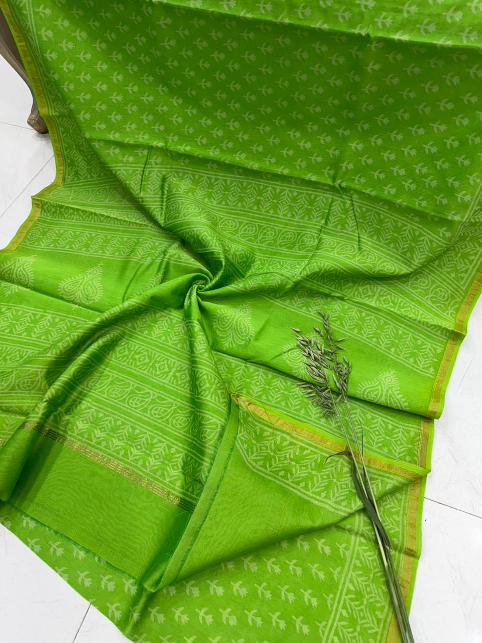 Handloom Chanderi Silk Saree