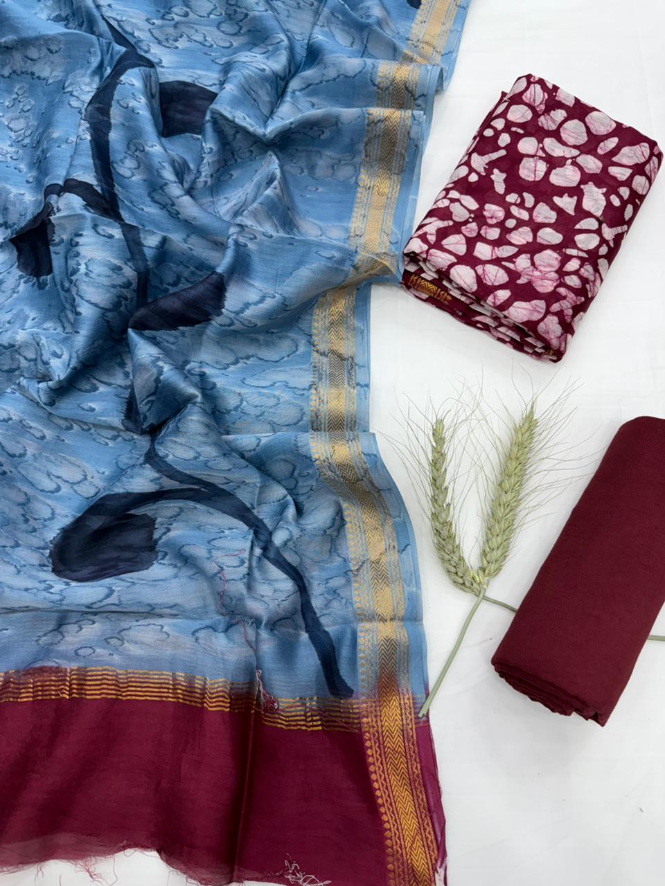 Maheshwari Silk Suit