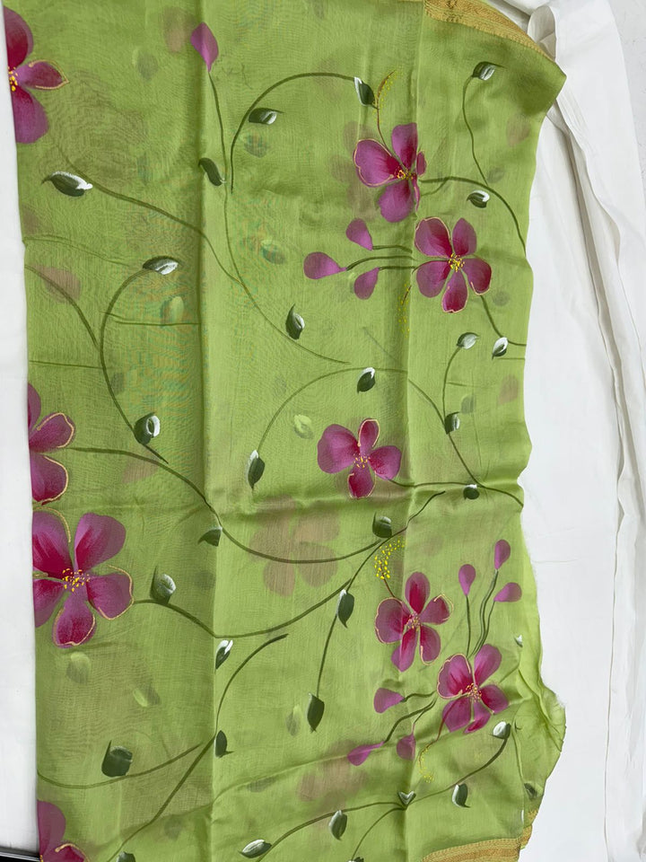 Maheshwari Silk Suit Set