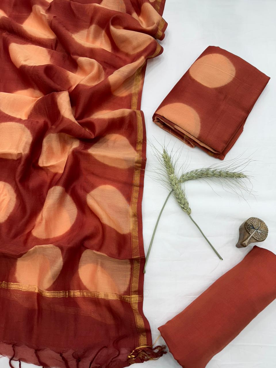 Chanderi Silk Suit