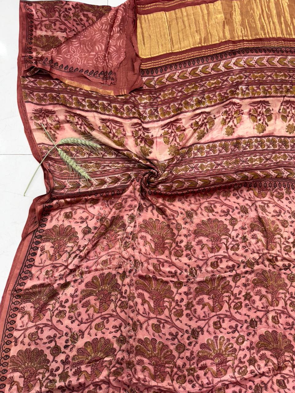 Elegant modal silk saree