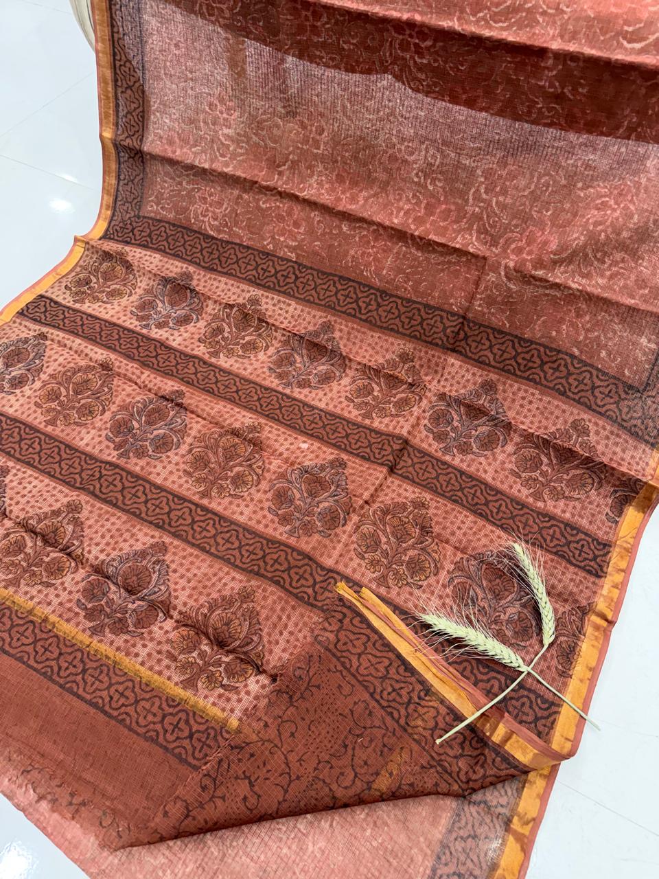 Artisan made saree