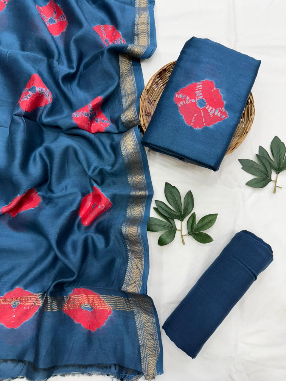 Maheshwari Silk Suit