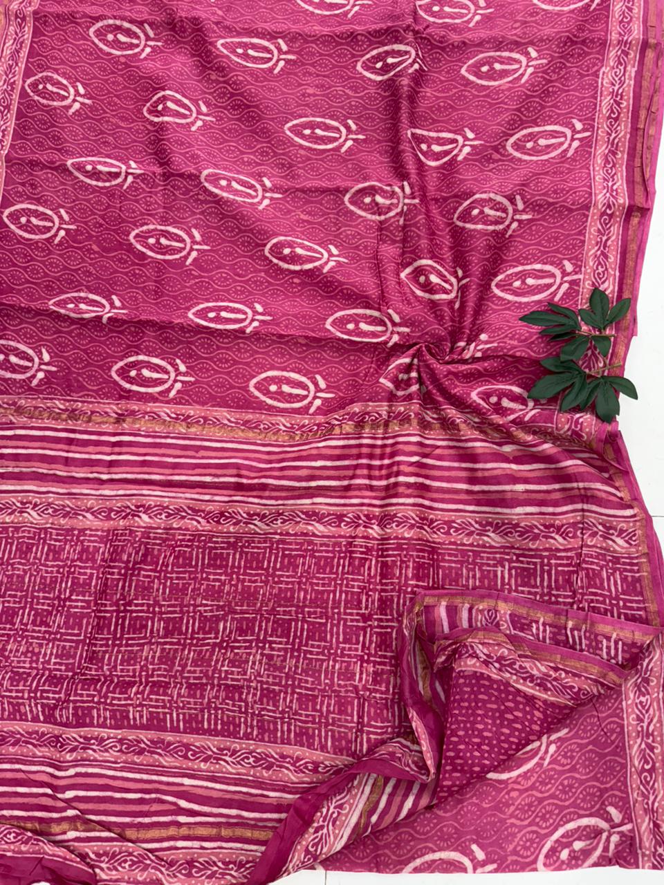 Traditional Chanderi Silk Saree