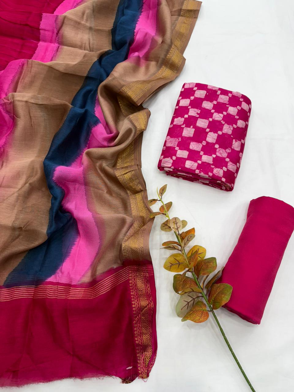 Maheshwari Silk Suit