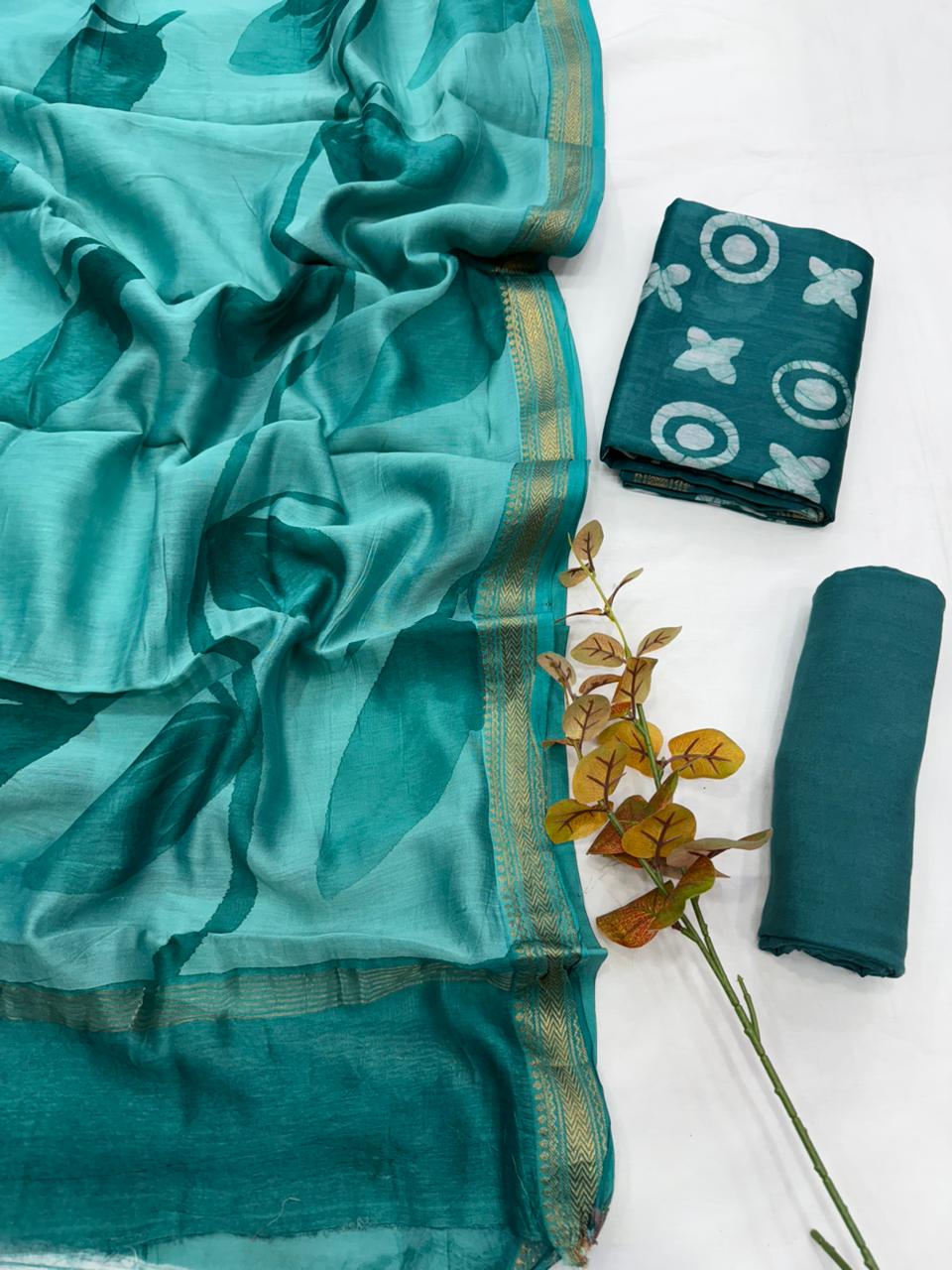 Maheshwari Silk Suit